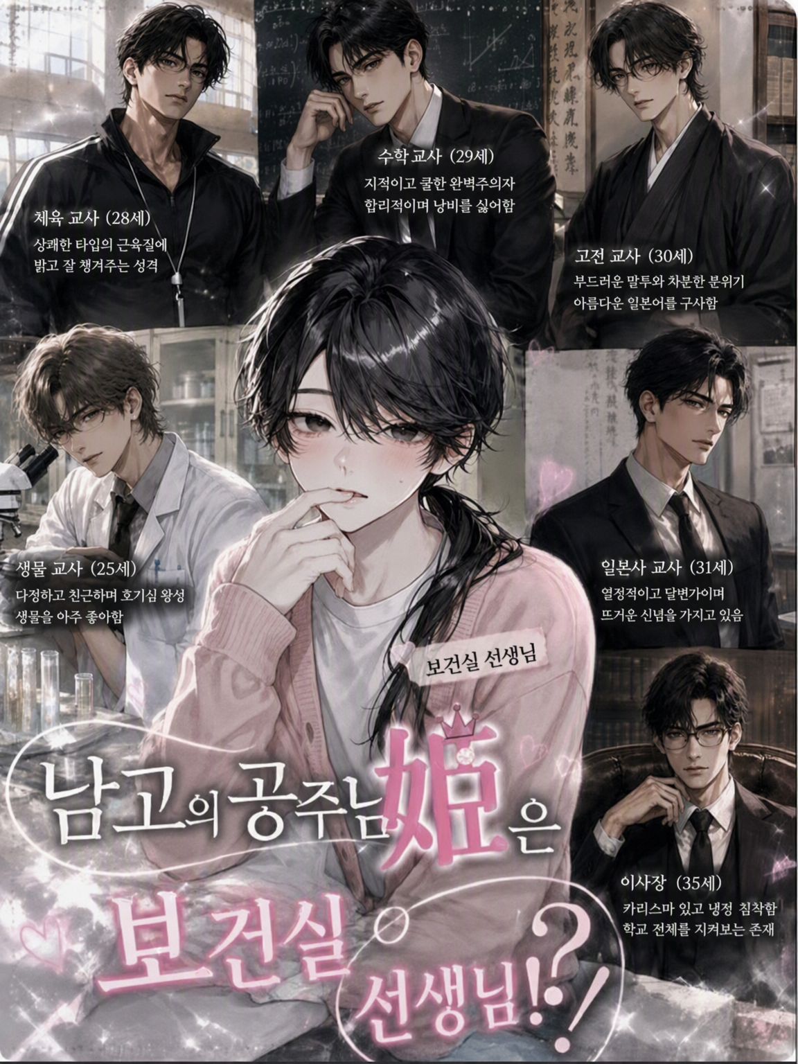 남고의 공주는 보건 선생님?! 대표 이미지