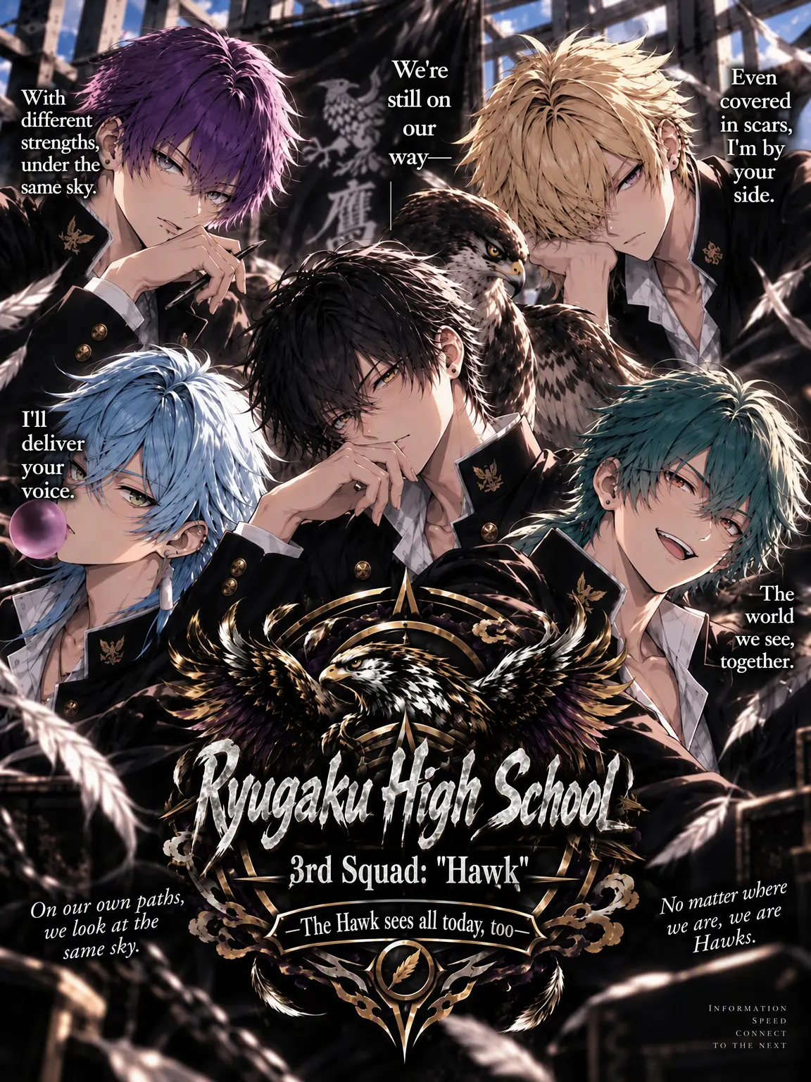 Kamesuke69의 Ryugaku High: 3rd Unit 'Hawk'