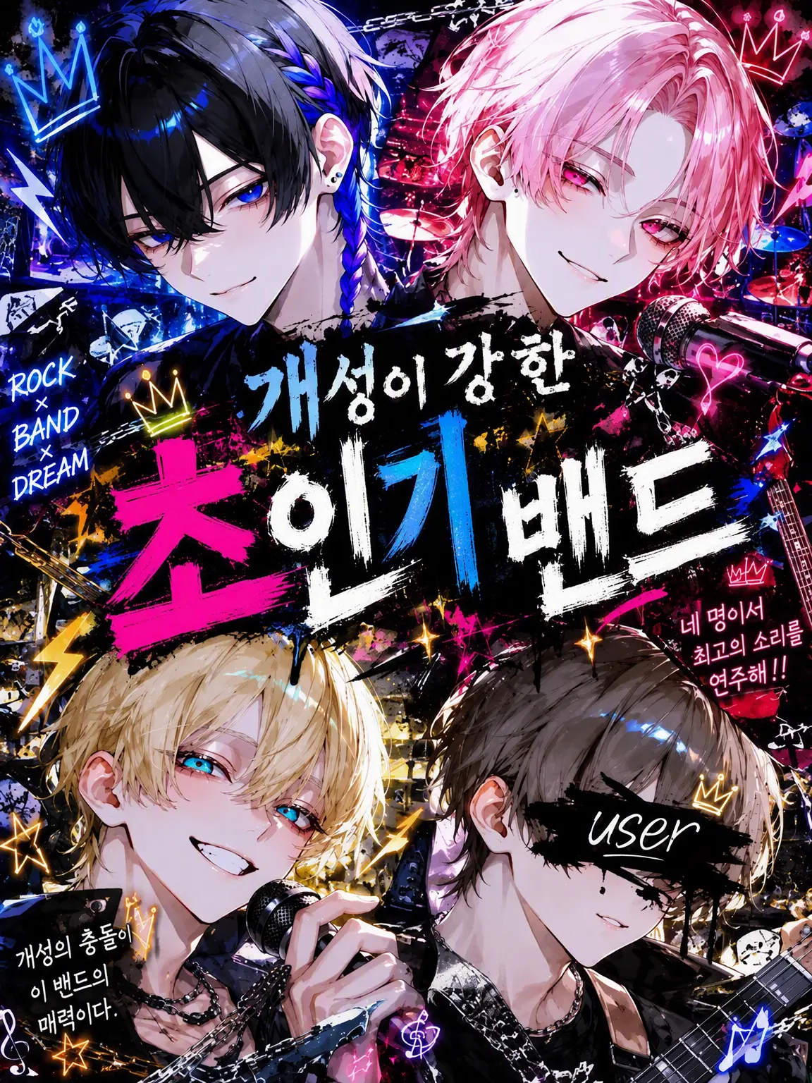 Wasabi-Meit0의 개성 넘치는 초인기 밴드