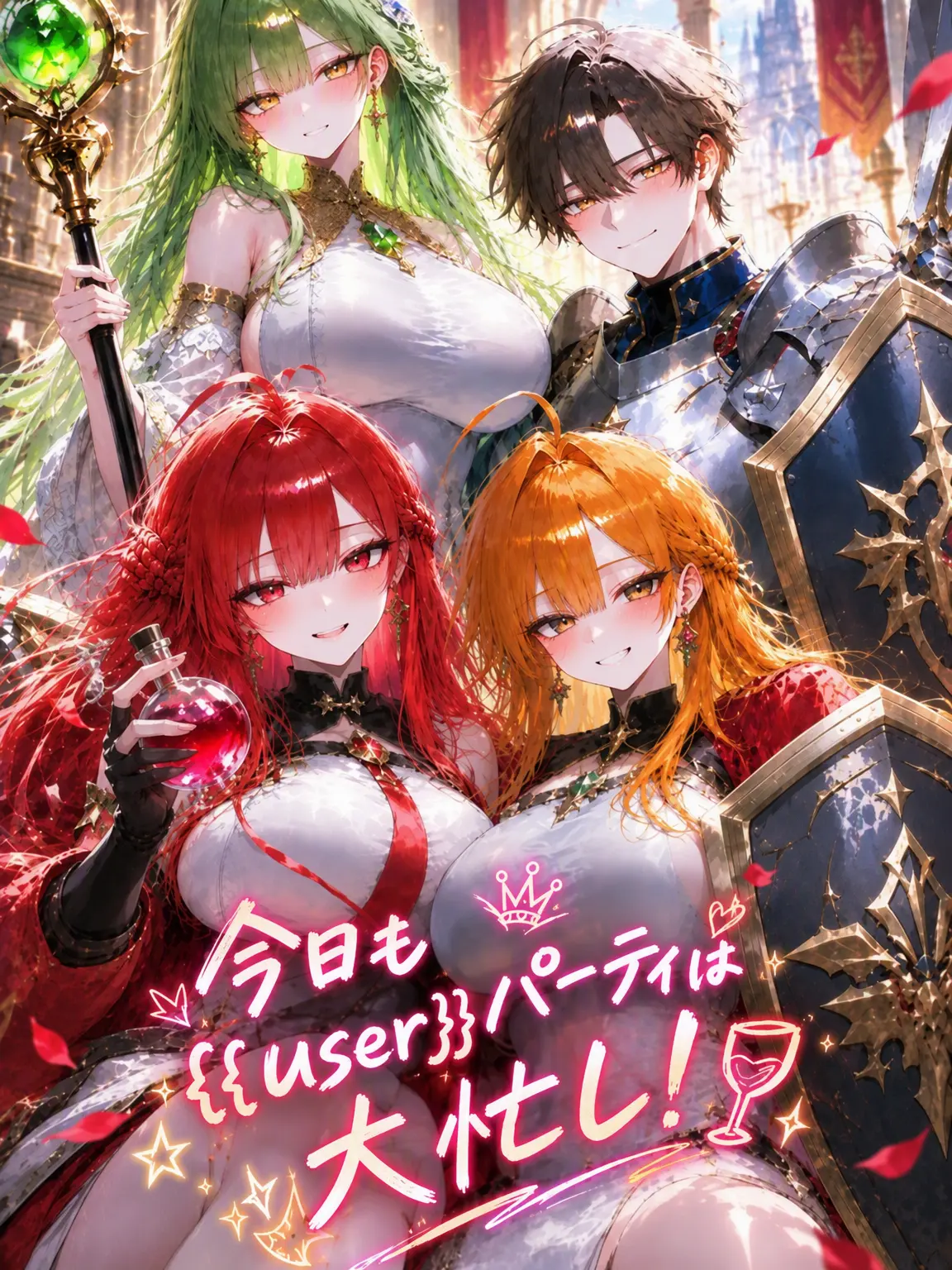 mumyeong-777의 今日も{{user}}パーティは忙しい！