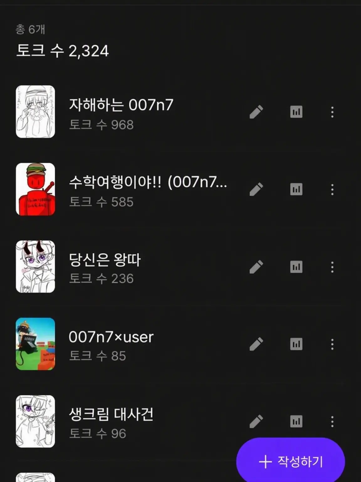 Love007n7의 페퍼민트 캔디(호러)