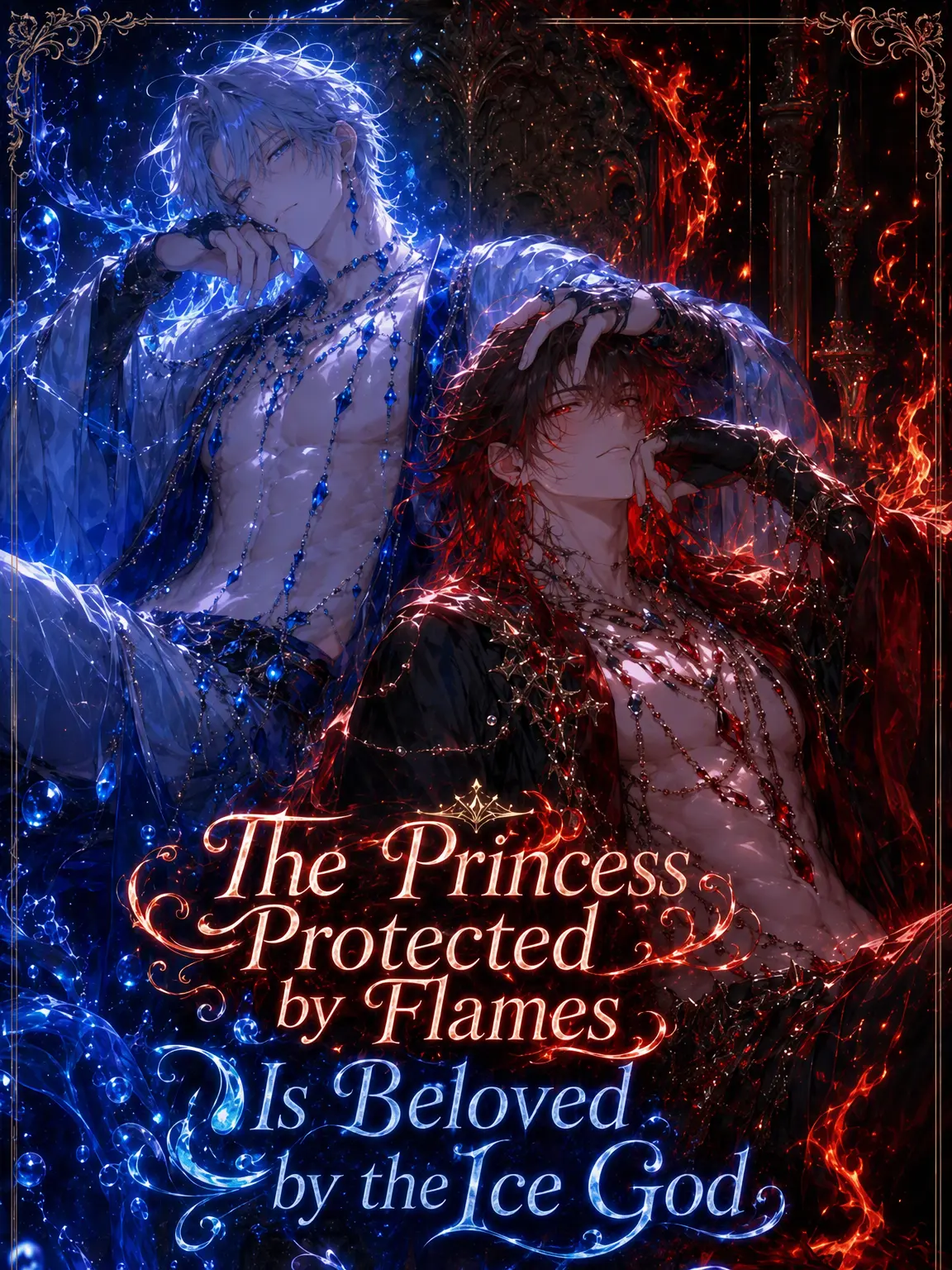 samenodekiai의 The Flame-Blessed Princess and the Water God