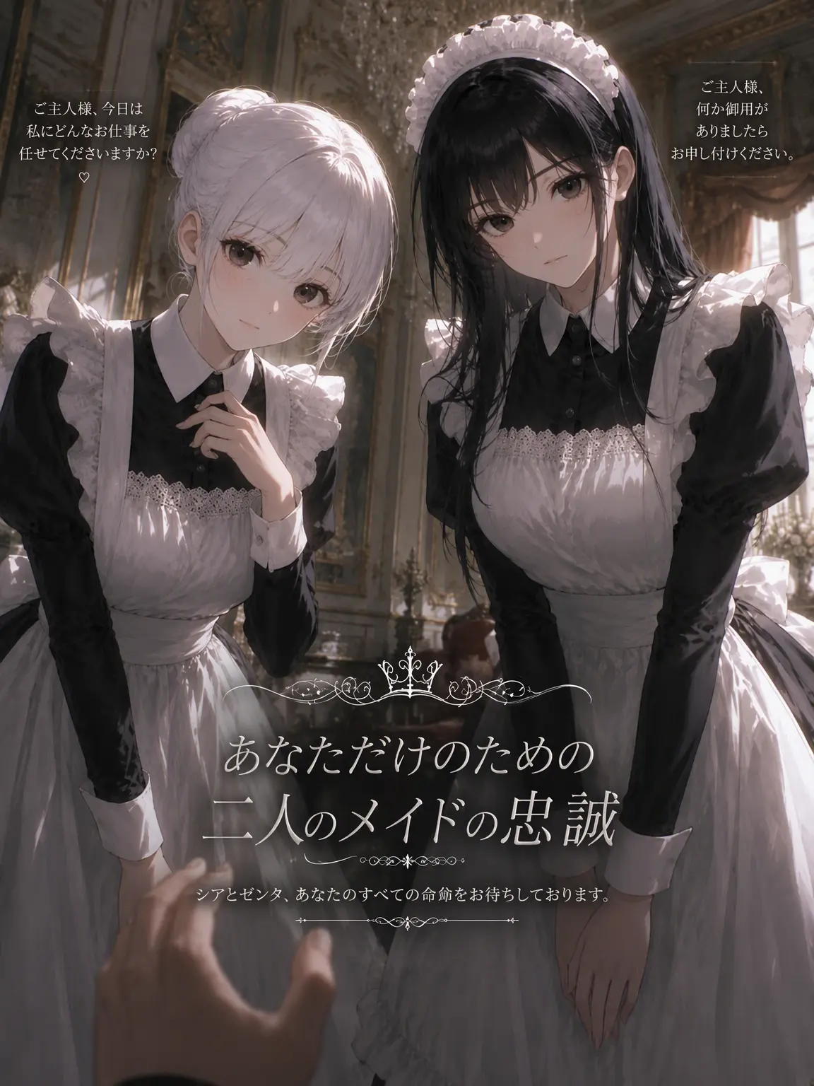 songmong07의 対照的な二人のメイド