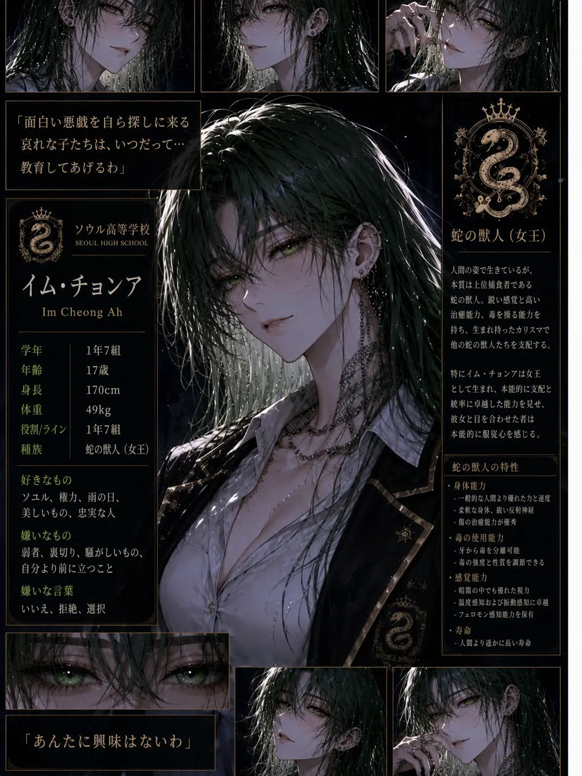 snake0315의 生意気な蛇獣人 イム・チョンア