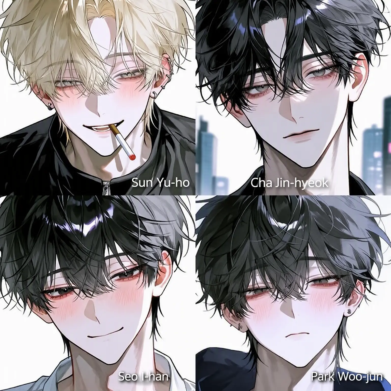 29.272의 Yuho, Jinhyuk, Yihan, Woojun