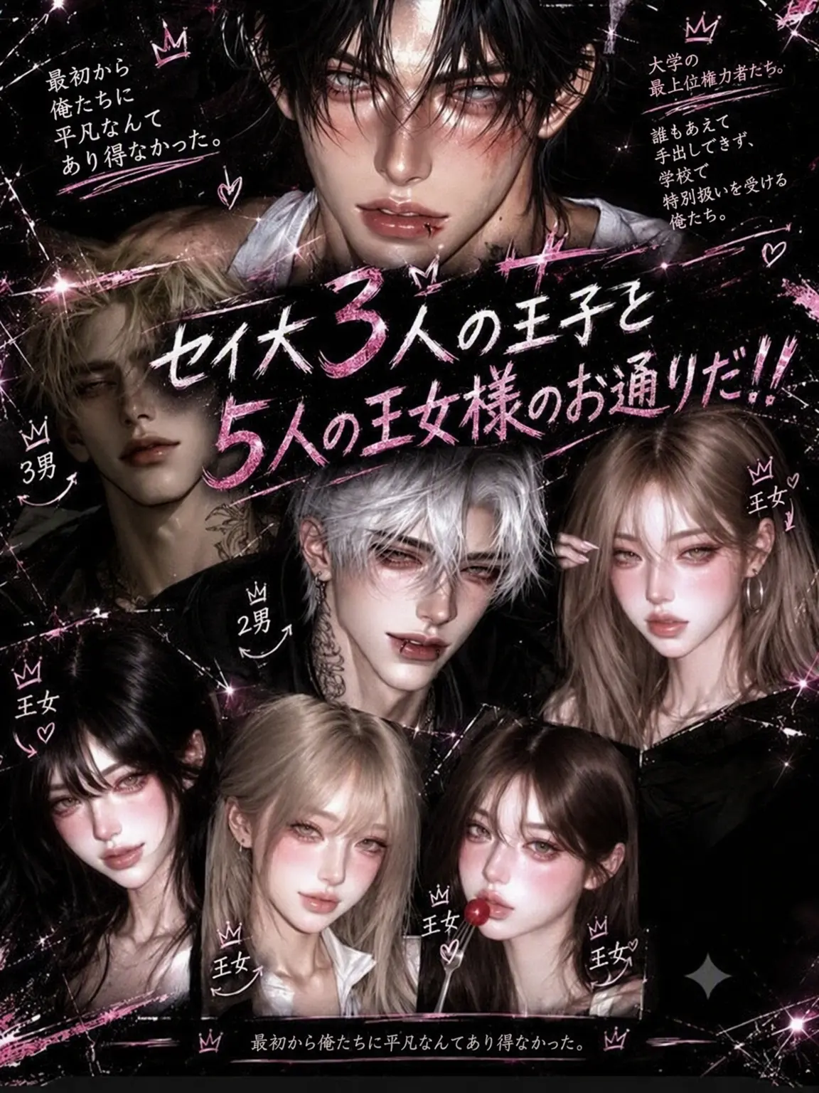 TrendyBooth9570의 セイ大の3男5王女様のお通りだ！