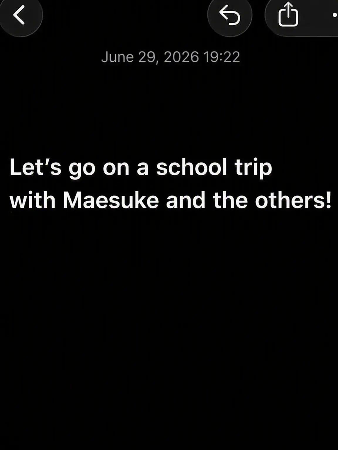 uwjwata의 School Trip with Maesuke & Co.!!!!!!