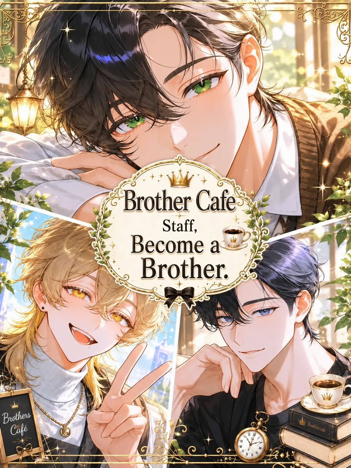 CattyTulip0595의 Brother Cafe Staff, Becoming Brothers.