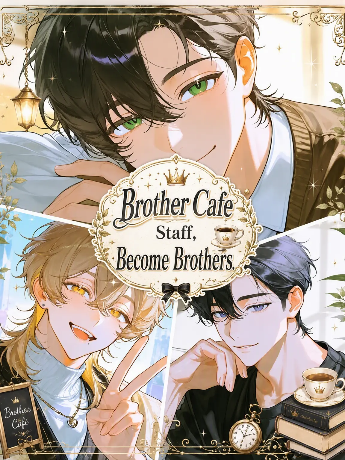 CattyTulip0595의 Brother Cafe Staff, Becoming Brothers.
