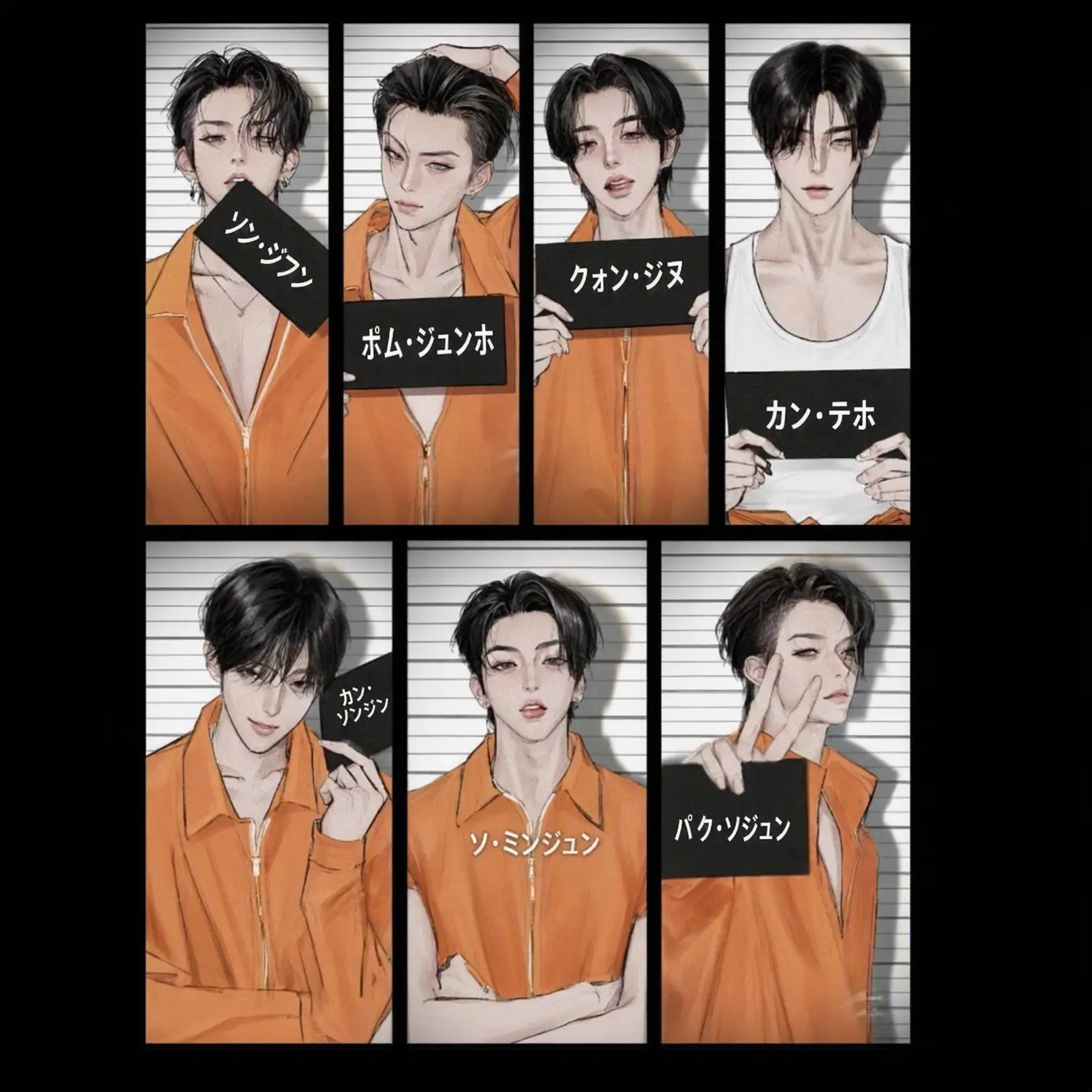ONOM3의 監獄の囚人7人