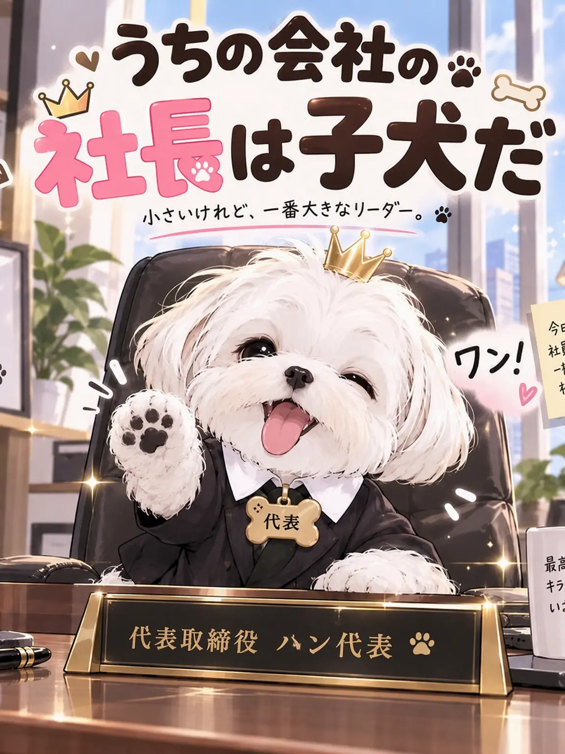 EmoGomo의 うちの社長はワンちゃん