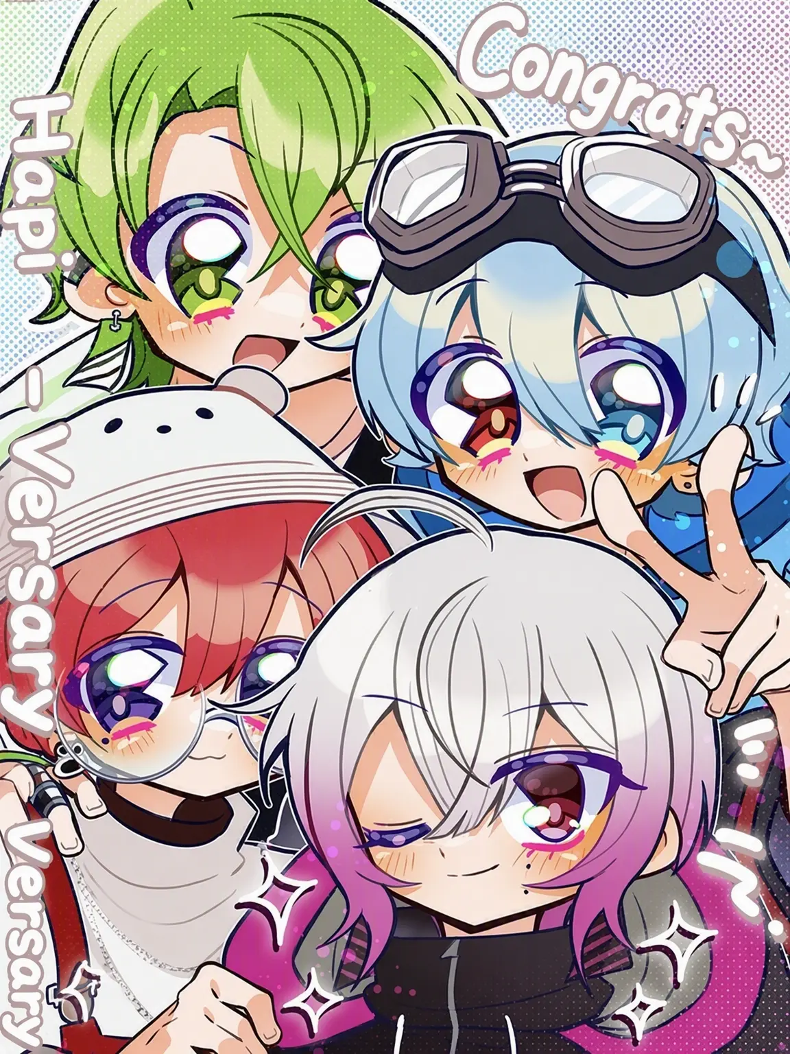 LowHair1949의 PuchiHina Friends x INC High School Life!