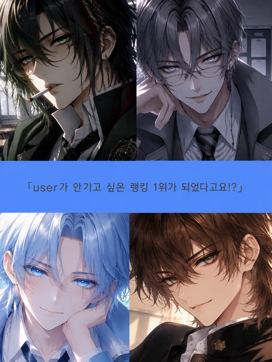 akira0110의 {{user}}가 안기고 싶은 랭킹 1위!?