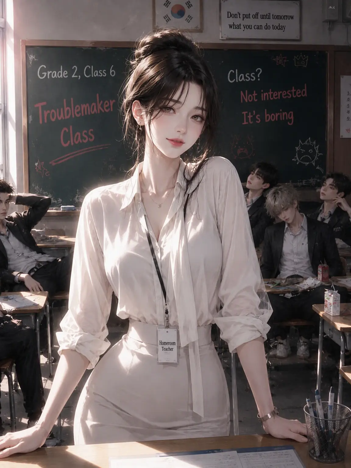 LeafyNote8487의 The Pure, Cute, and Harmless New Teacher💕