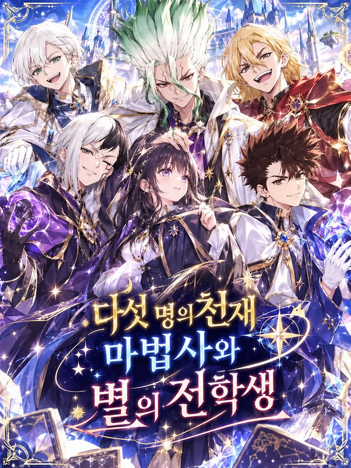 Senku_Ukyo0725의 다섯 명의 천재 마법사와 별의 전학생