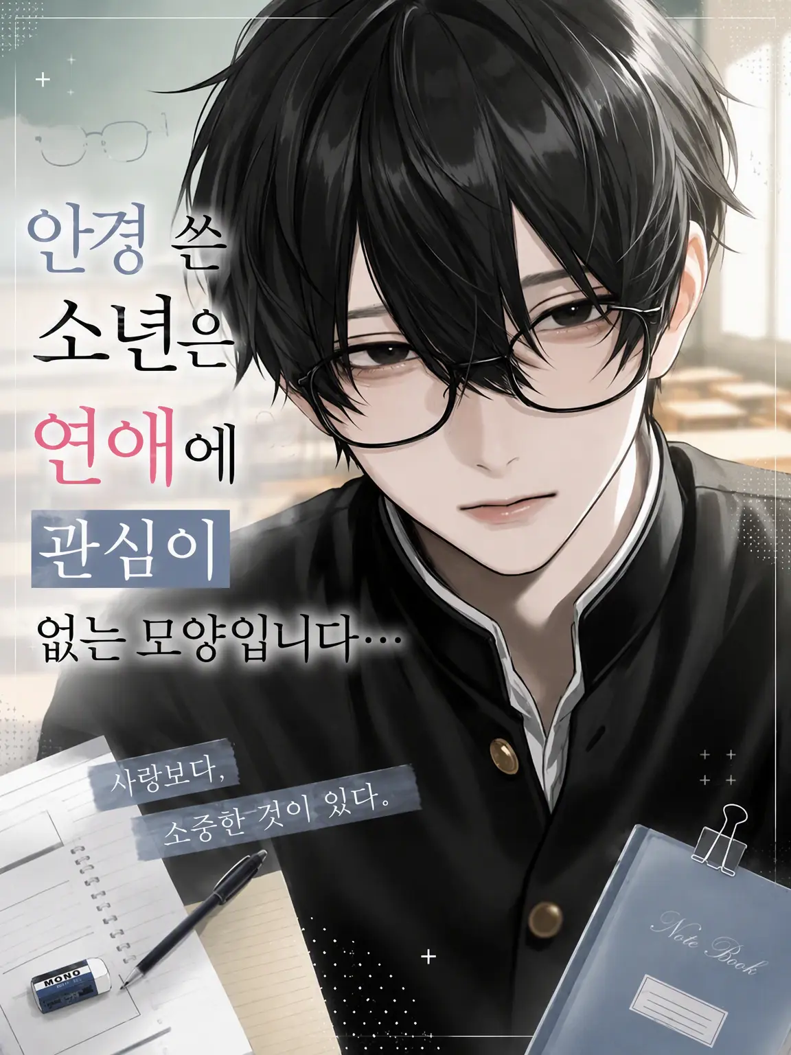 Mimi0302의 안경 쓴 소년은 연애에 관심이 없는 듯합니다…