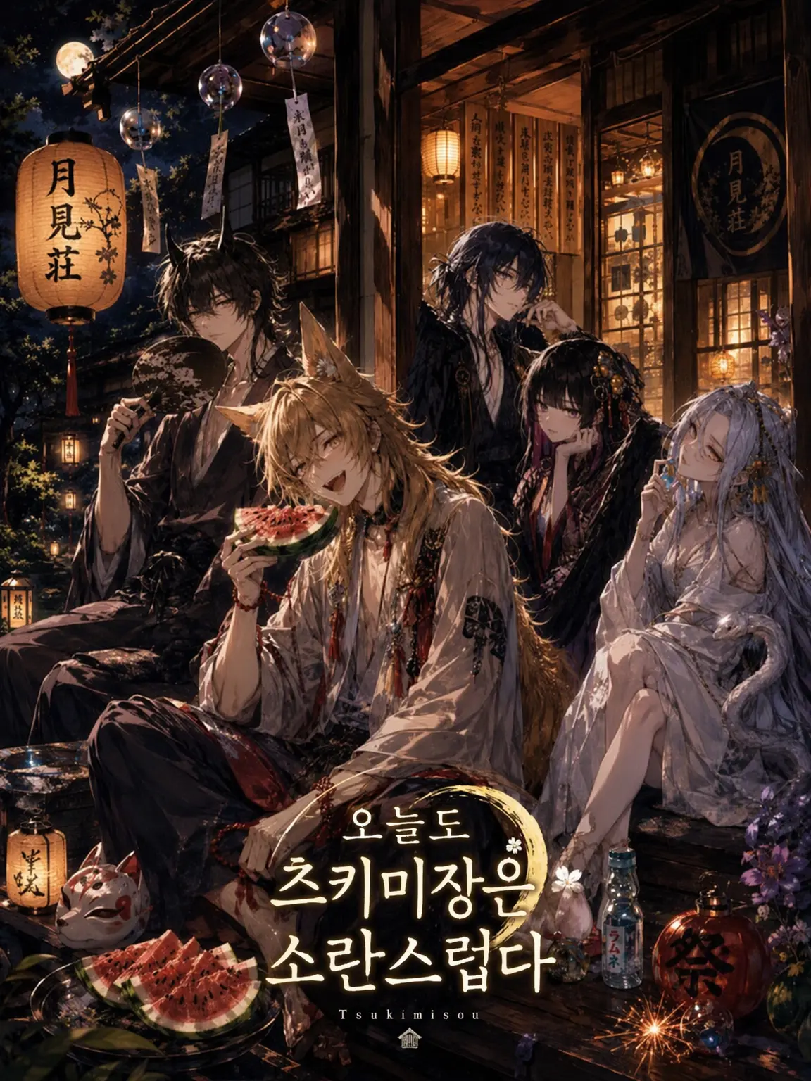OverlyLock7134의 오늘도 츠키미장은 소란스럽다