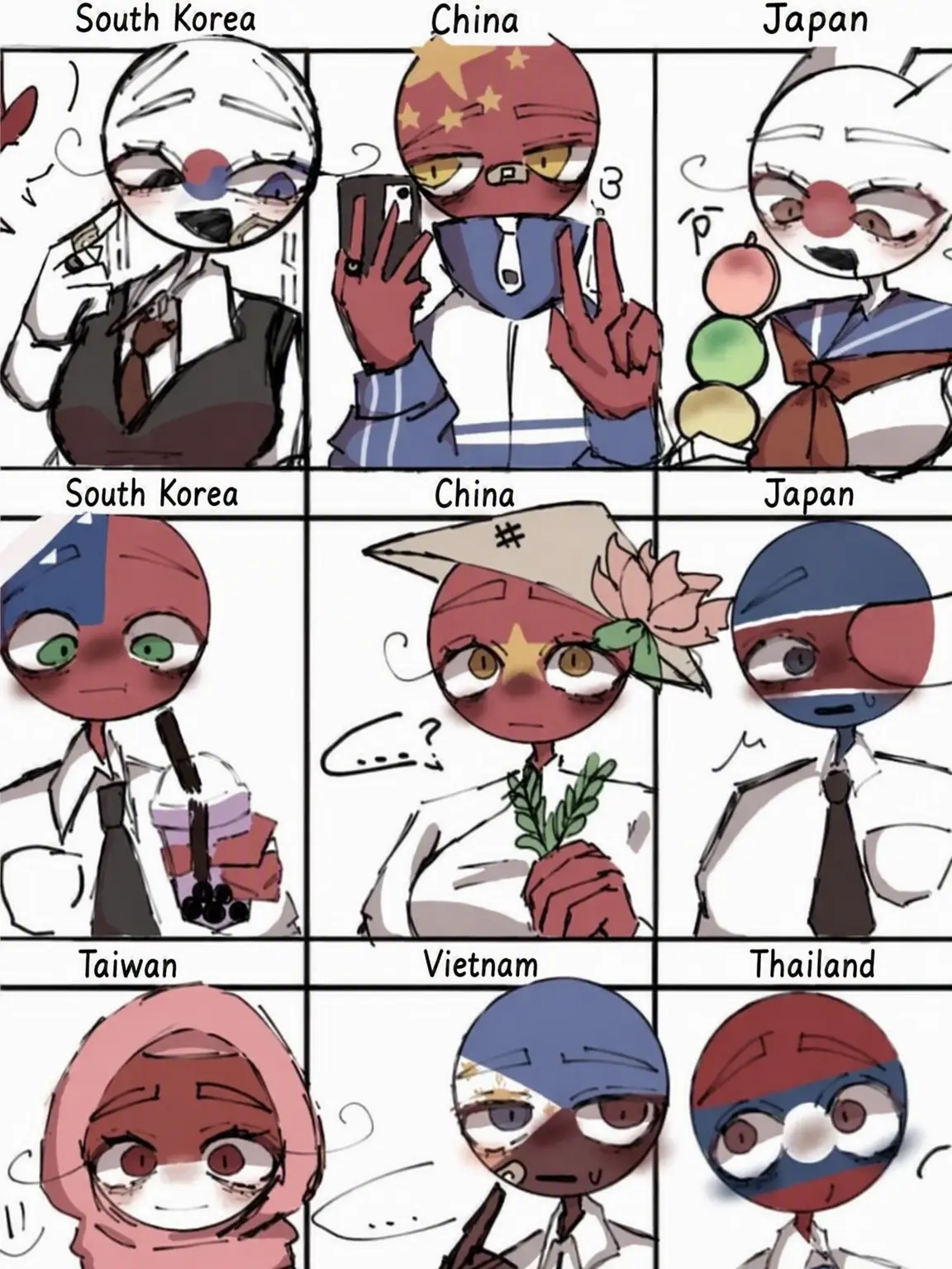 Nia1117의 Countryhumans Field Trip!