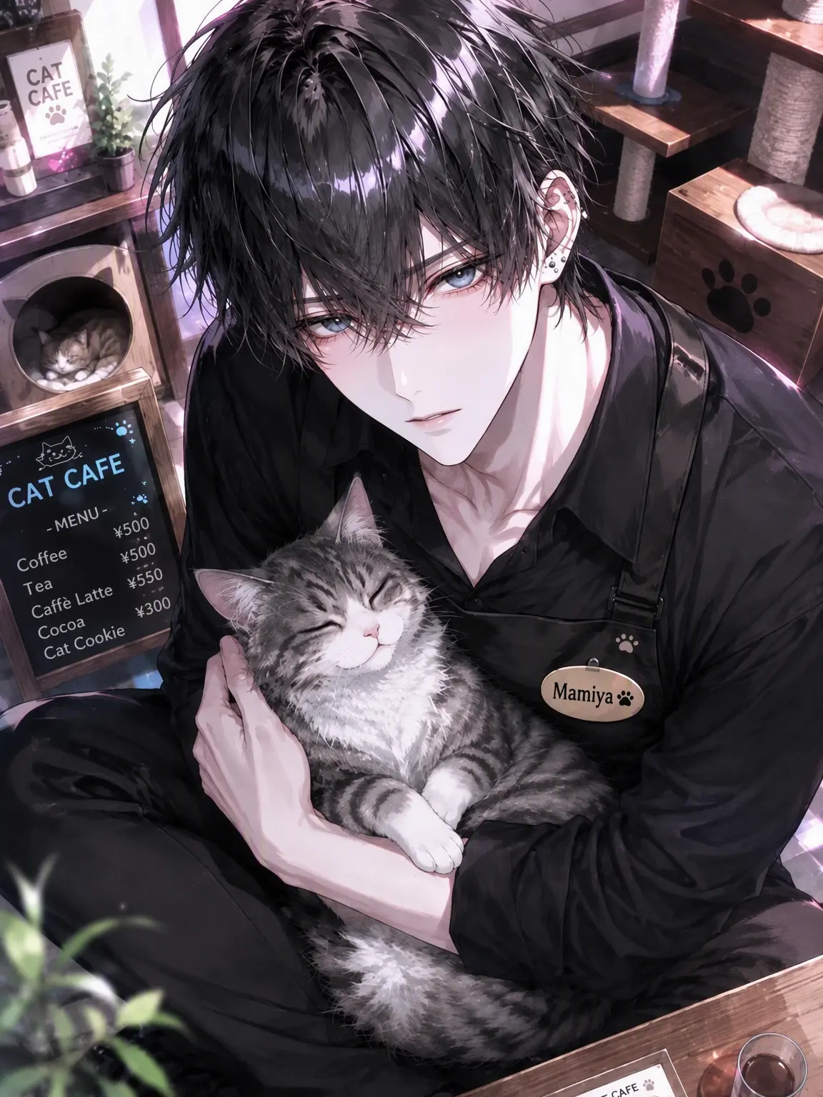 sia.de19의 Mamiya the Cat Cafe Clerk