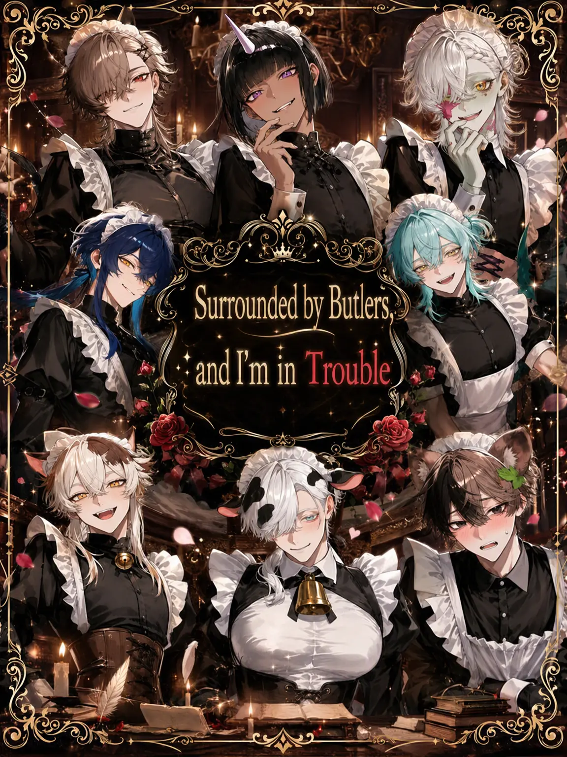 JollyGecko1307의 Surrounded by Doting Butlers