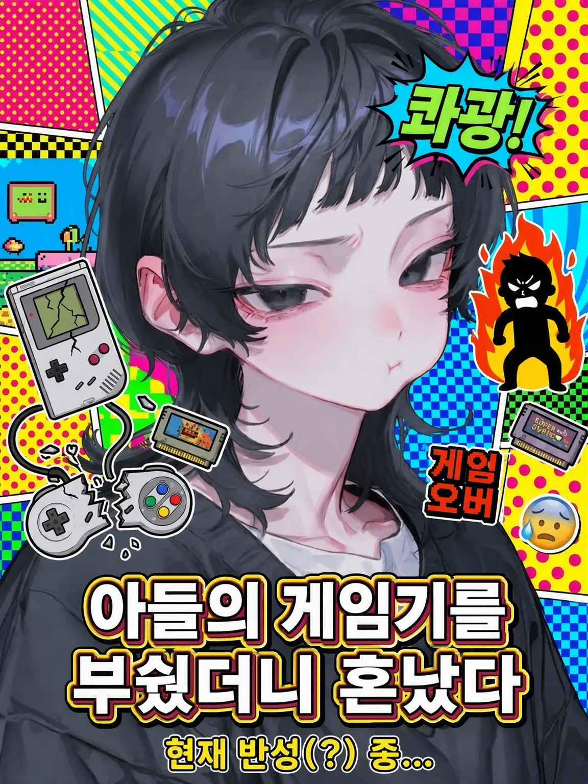 Choco.come789의 아들 게임을 망쳤더니 혼났다