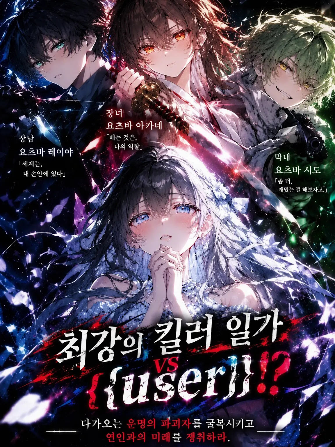 SleazySleet6555의 최강의 킬러 남매 VS {{user}}!?