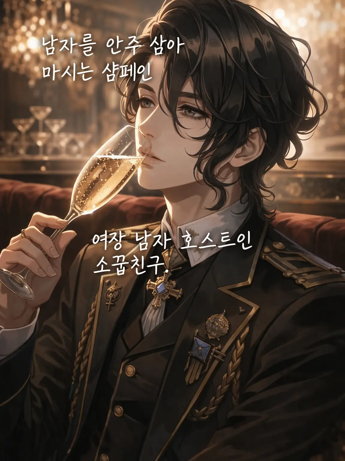 Tsumire52moca의 여장 남자 호스트 소꿉친구.
