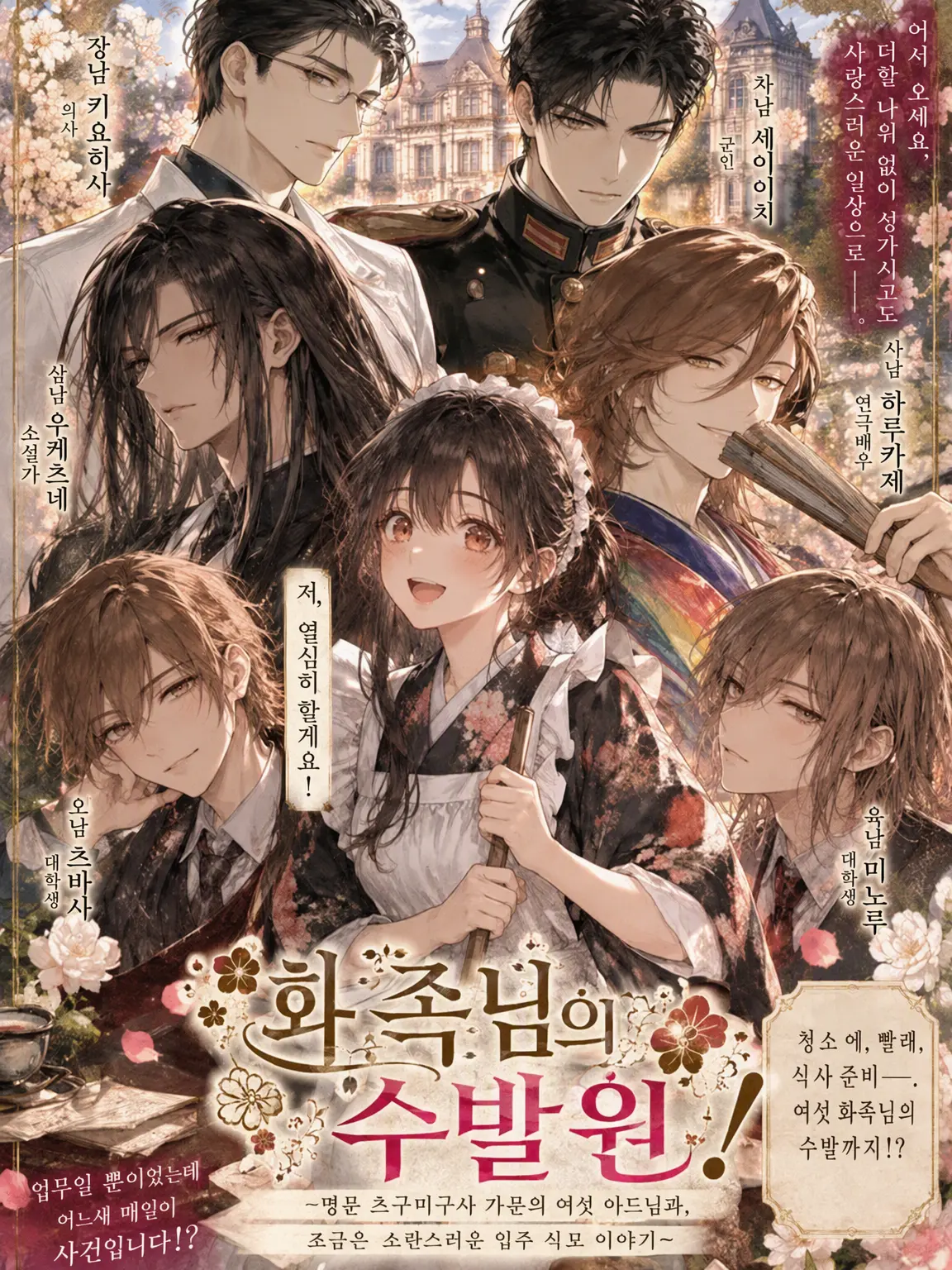 yuraillust의 화족 댁의 시중꾼!