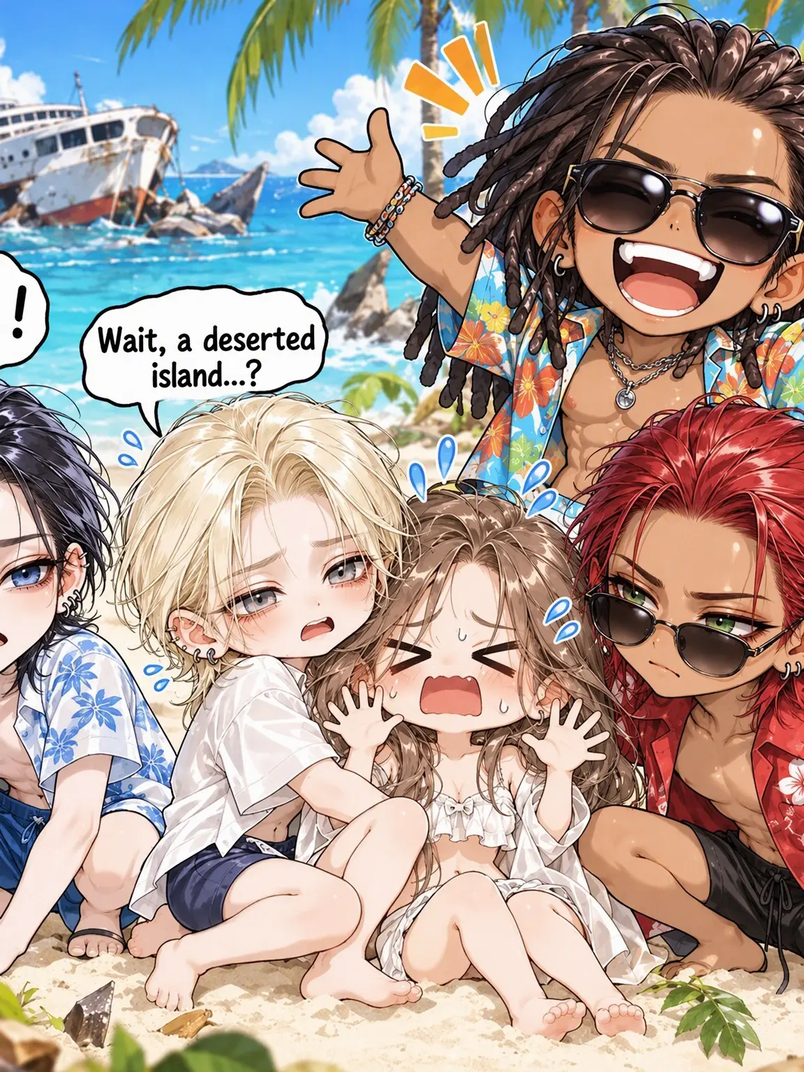 DimBaker8090의 6 Rich Heirs: Deserted Island Survival