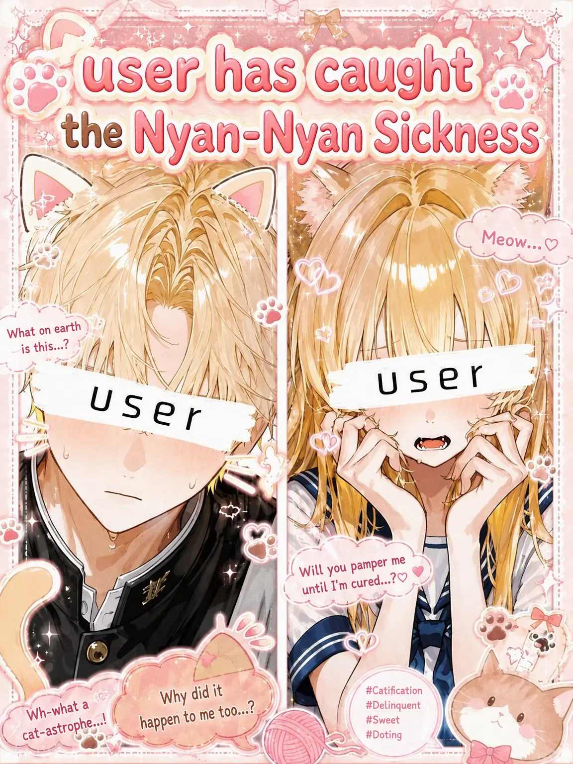 suzuki45의 {{user}} with Nyan-Nyan Disease