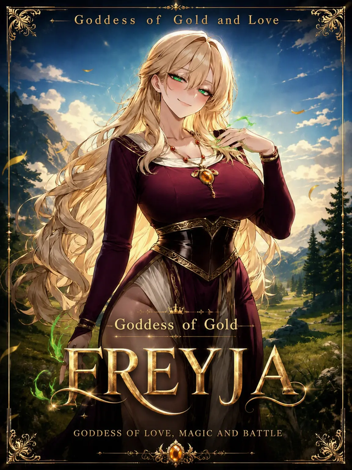 snownight의 Freyja, Goddess of Gold