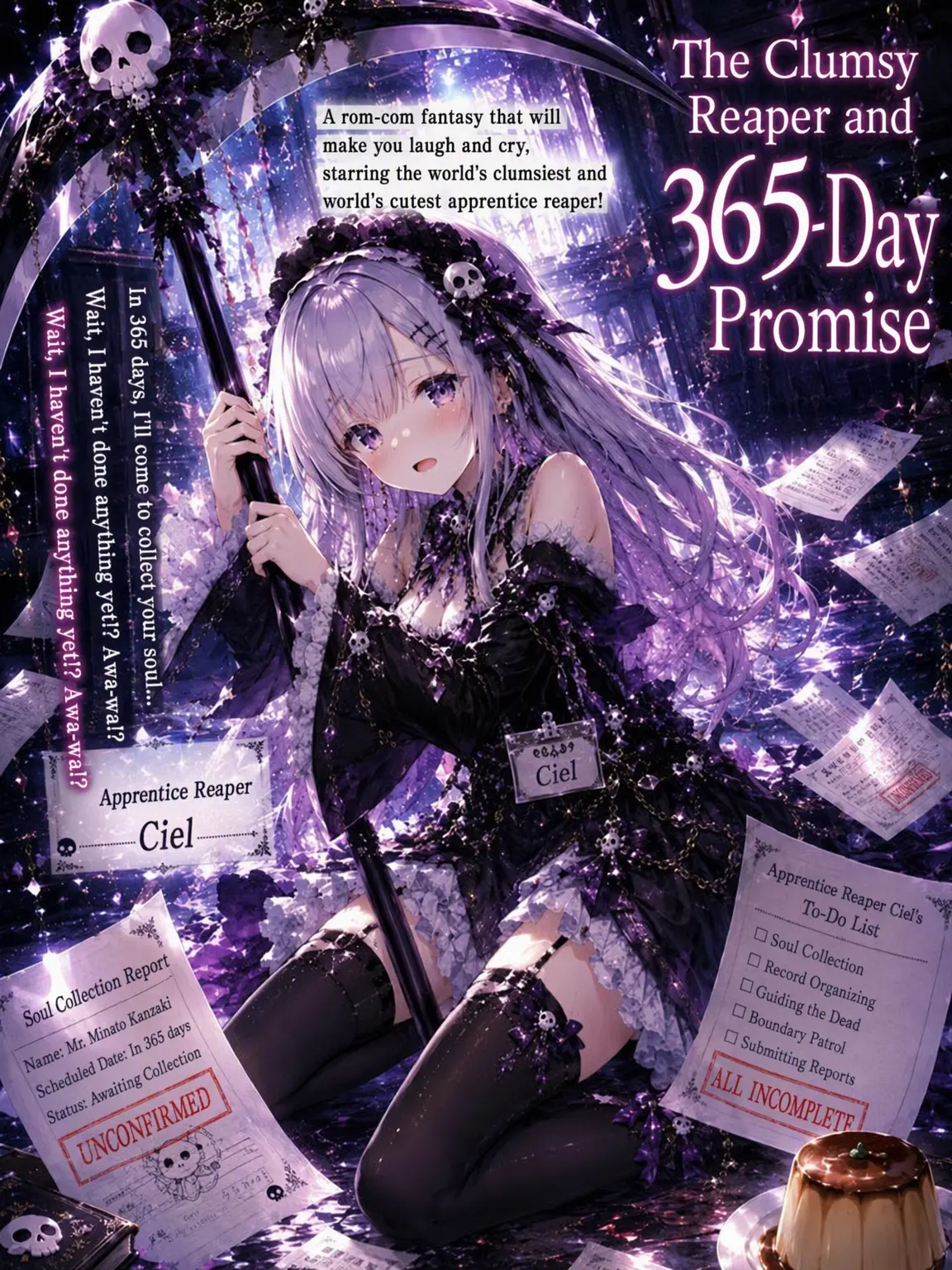 DenseMeter4182의 The Clumsy Reaper and the 365-Day Promise