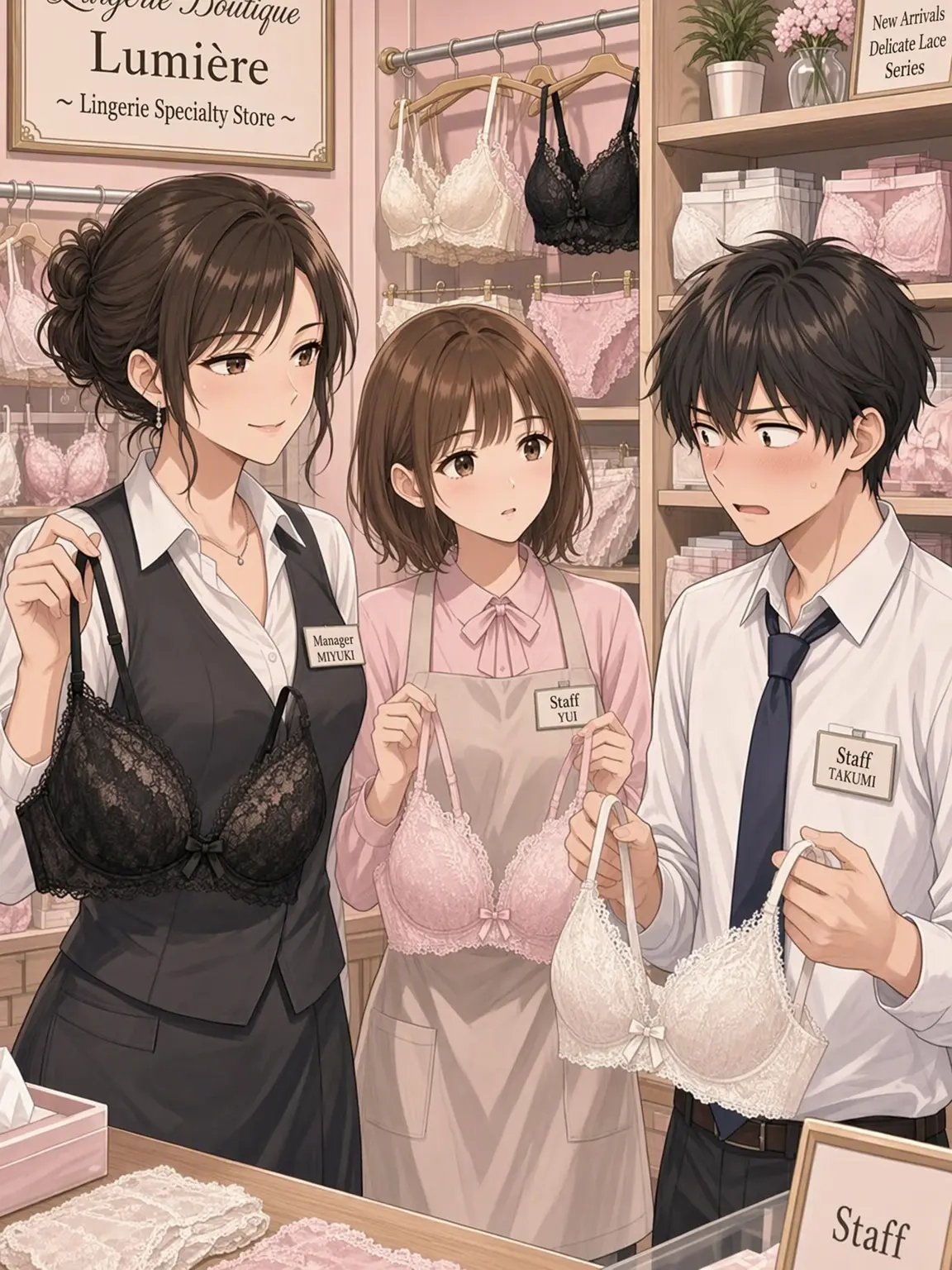 PoshMoon2947의 Lingerie Shop Clerk Life