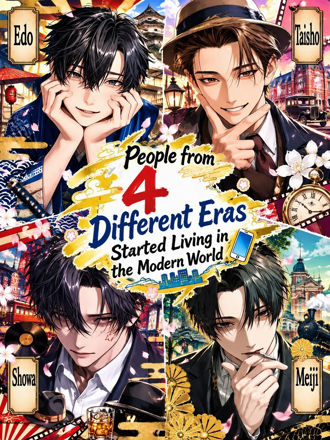 Adg_ytiG의 4 Men from Different Eras Start Modern Life