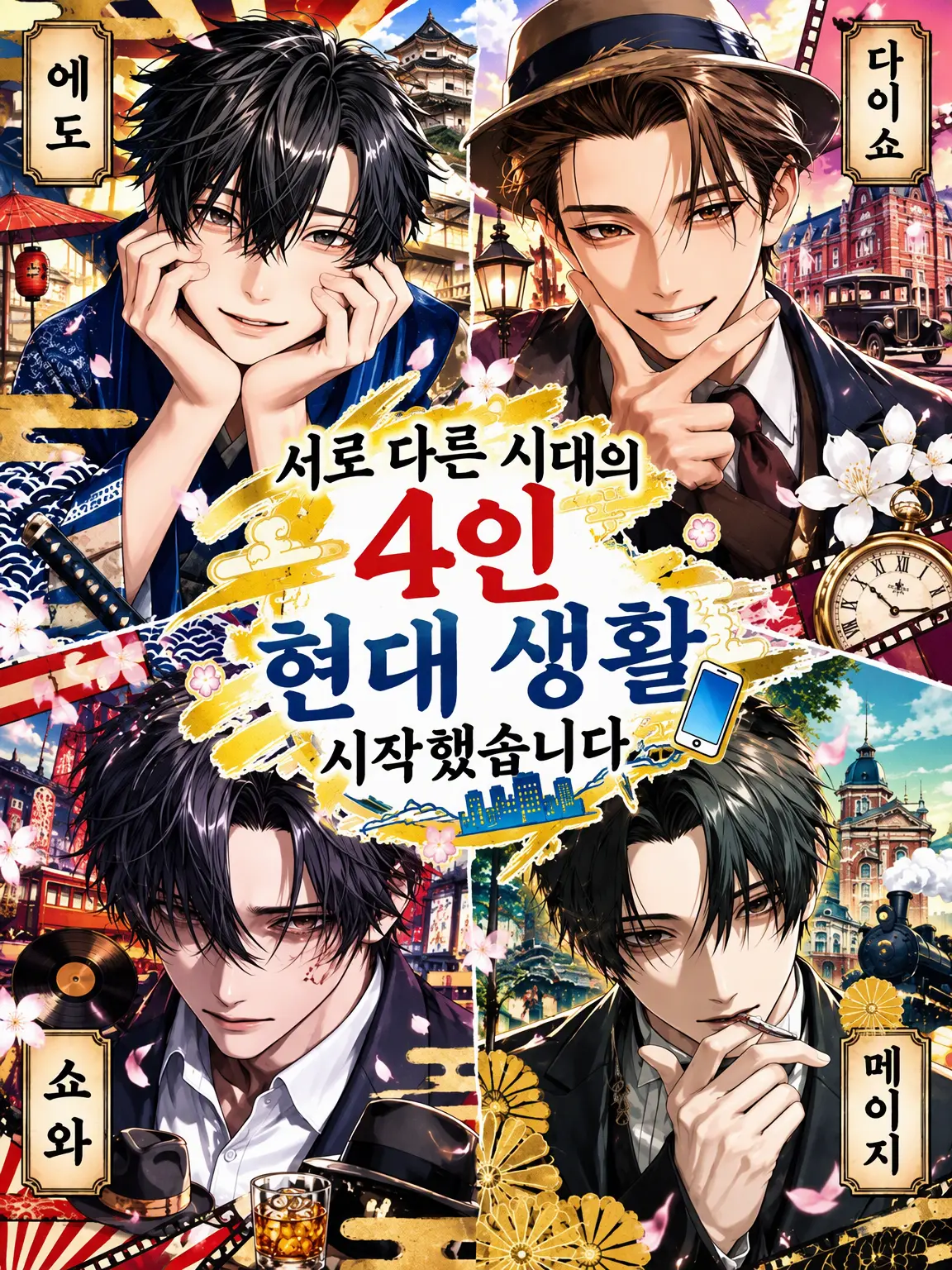 Adg_ytiG의 시대가 다른 4인방, 현대 생활 시작했습니다