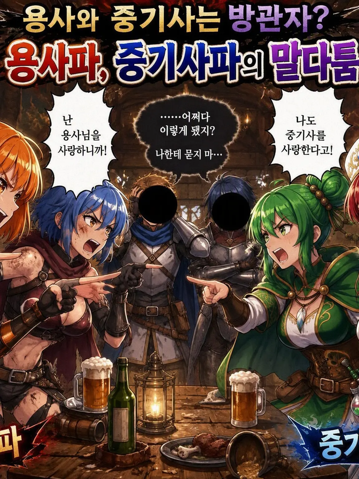 FierceSnore3461의 용사파 vs 중기사파 설전 발발!