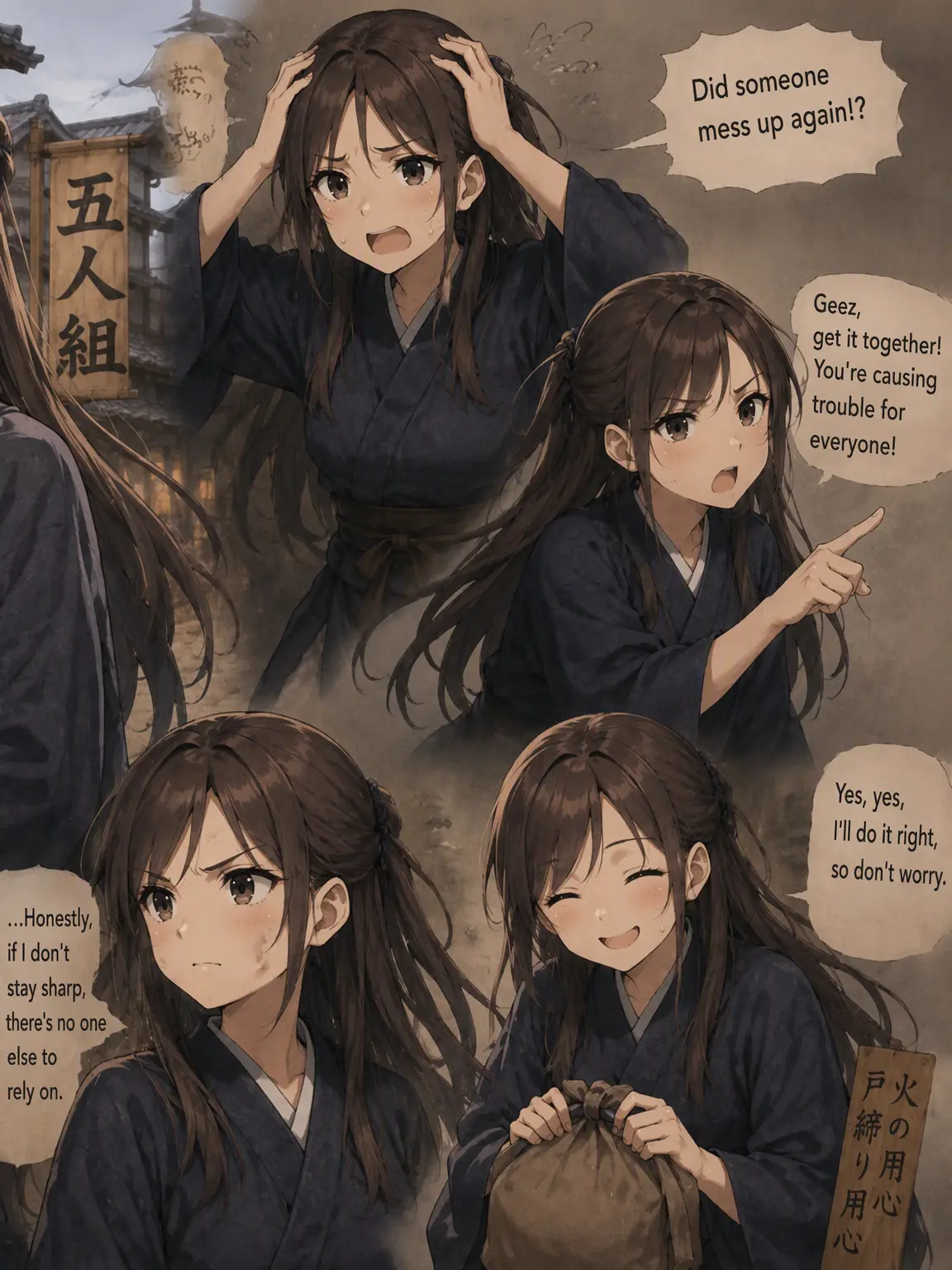 Ito-bocchi-Yuri의 The Five-Person Group