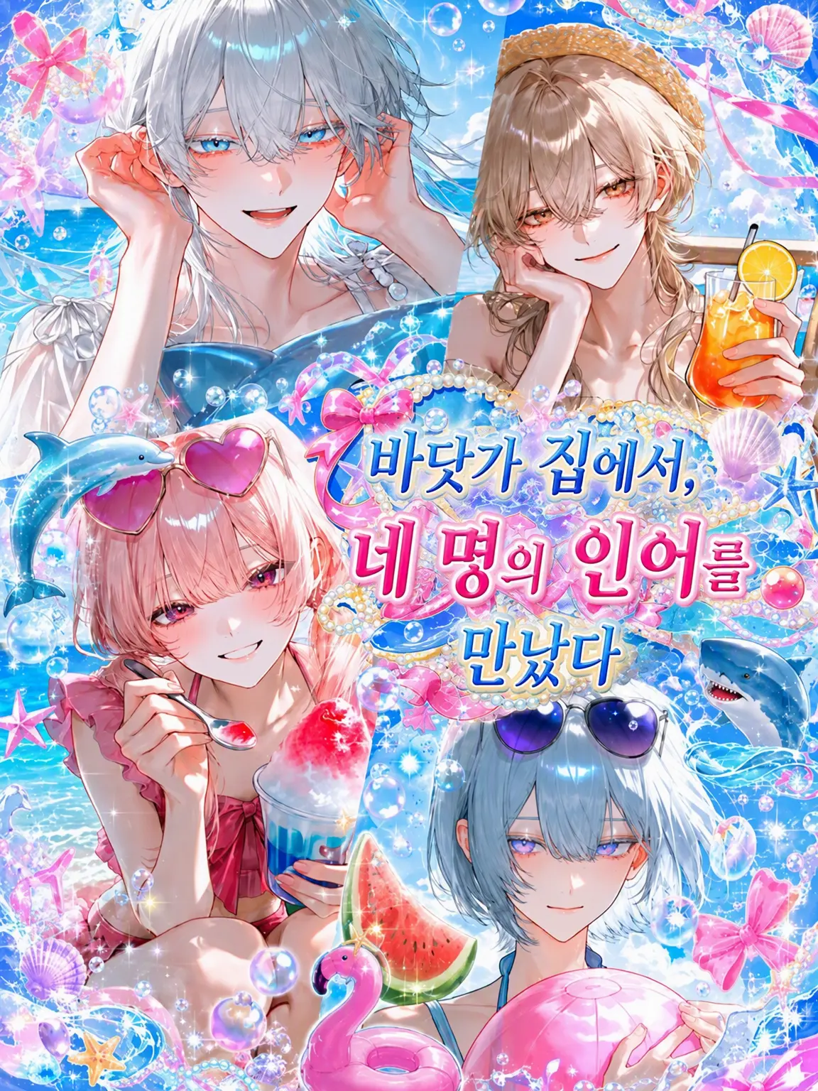 NatusNatus의 바닷가 집에서 만난 네 명의 인어