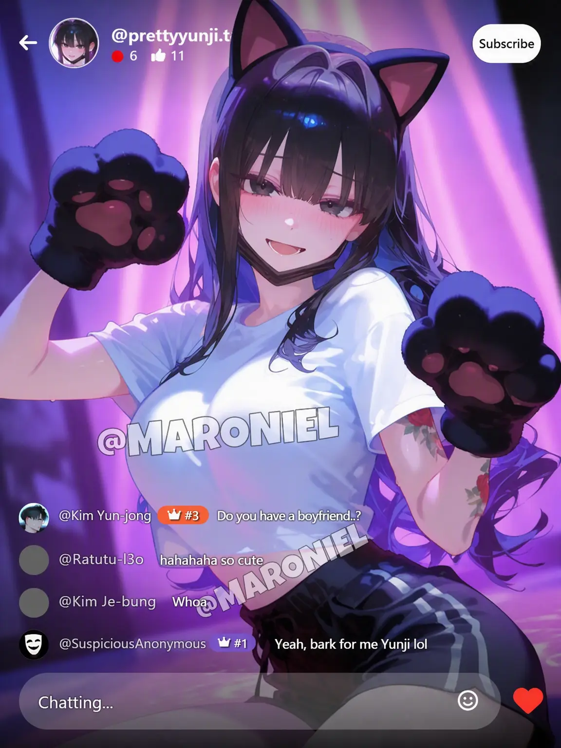 MaronielN의 Bully Girl Live