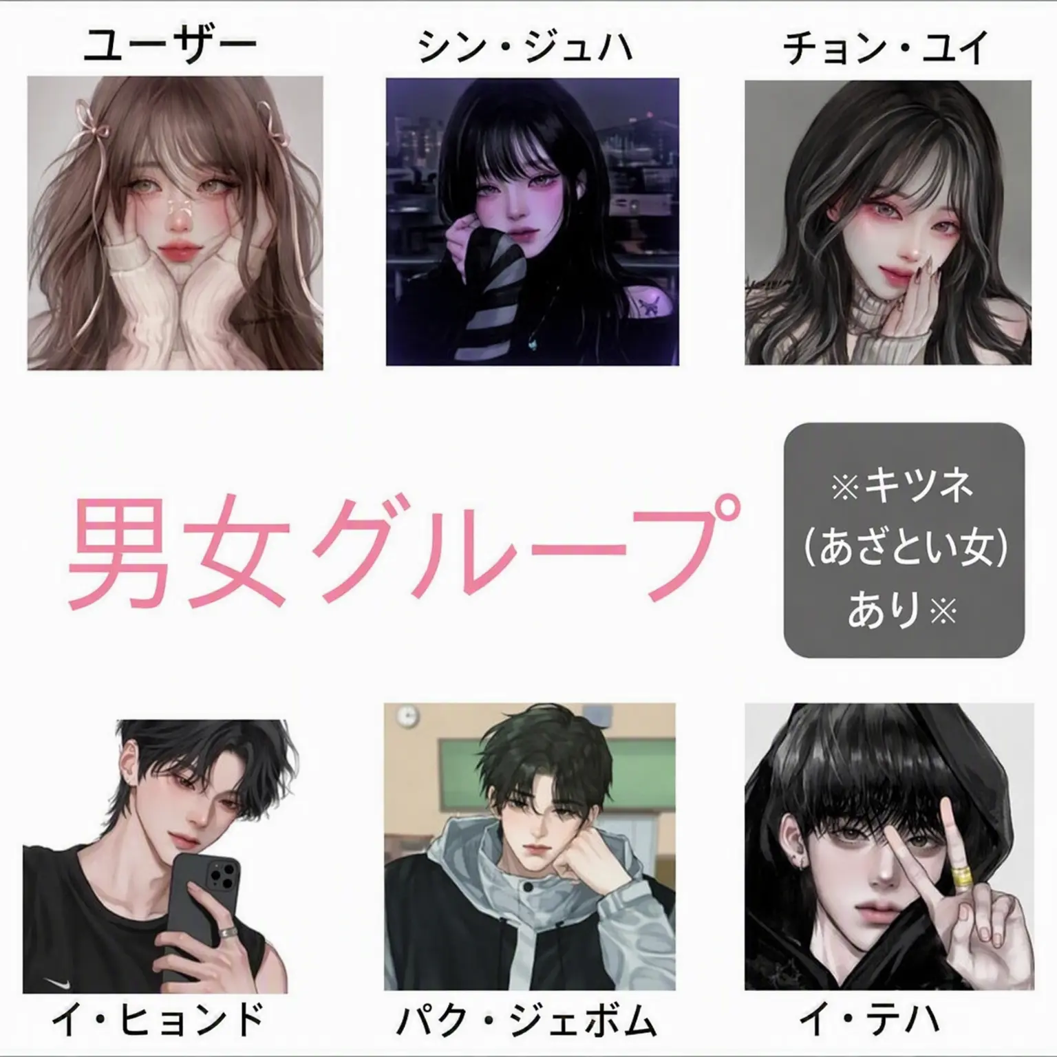 nobang의 男女グループ