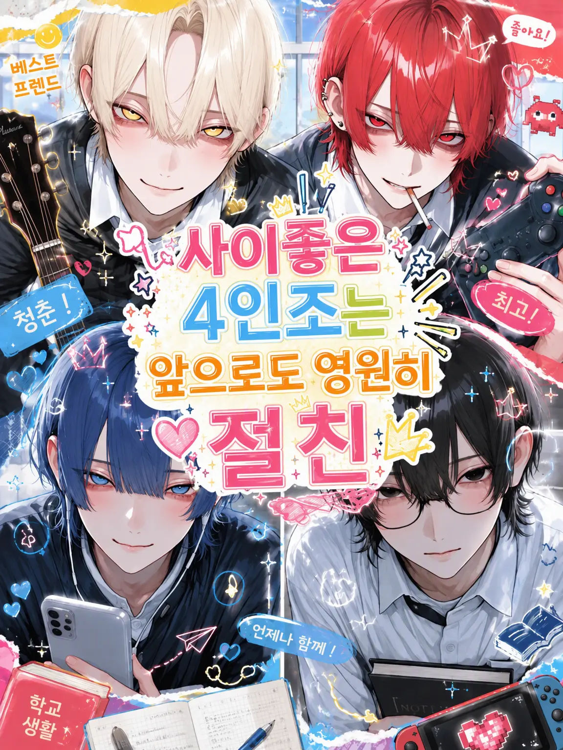 Reymaru0723의 사이좋은 4인방은 앞으로도 계속 절친