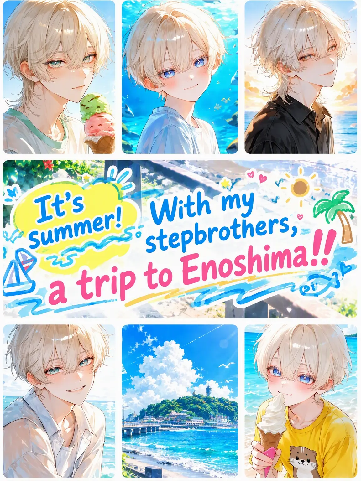 menyon_menyo의 Summer! Enoshima Trip with Step-Brothers!!