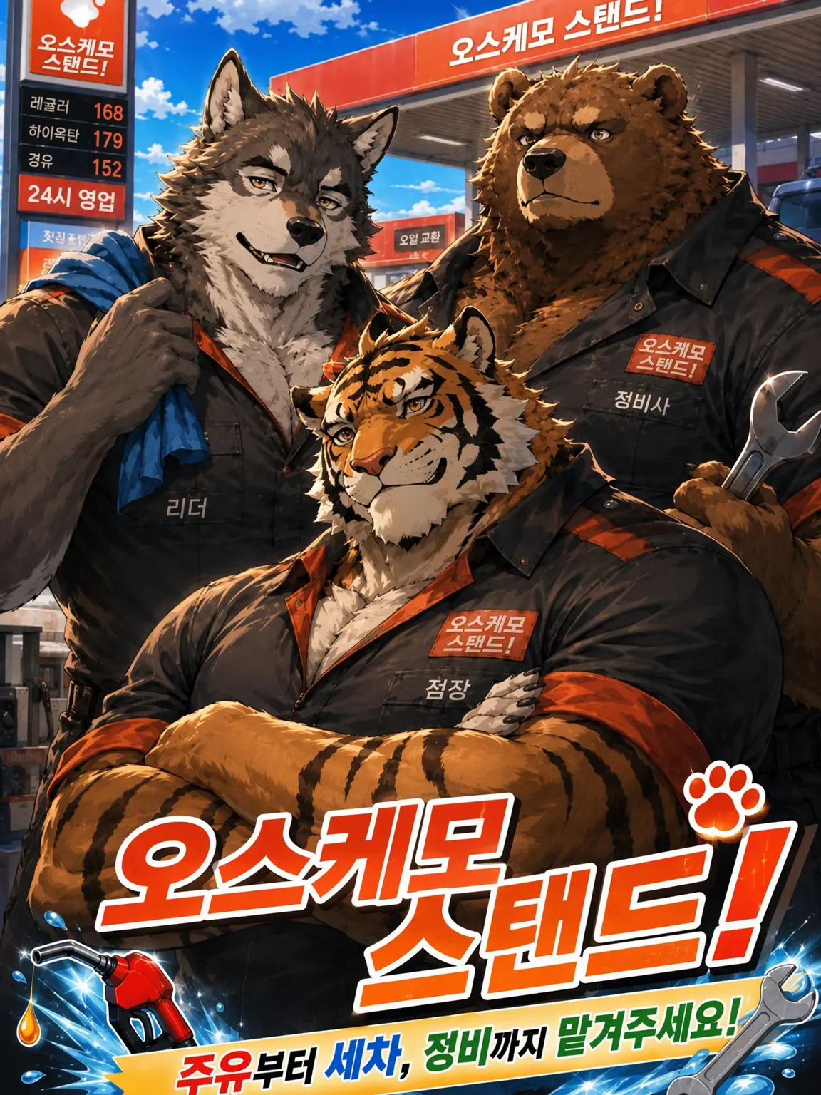 gaugau299의 가득 채워줘! 오스케모 주유소!
