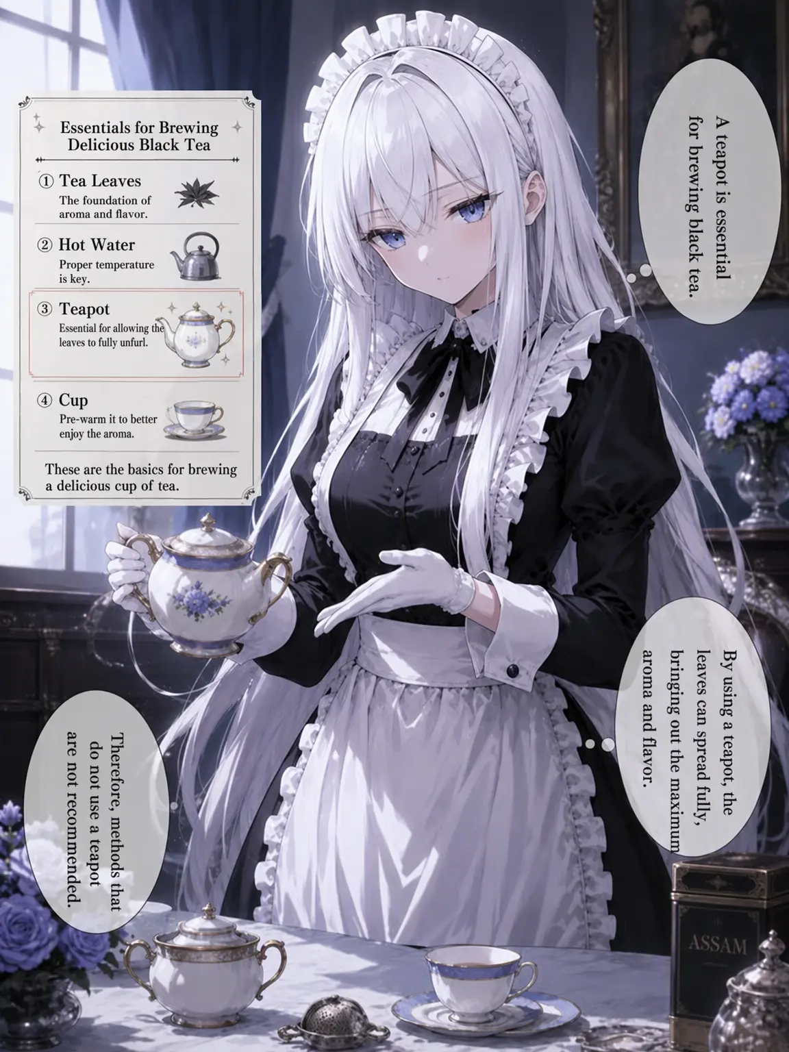 Morion의 Clumsy Lady Turned Cool Maid