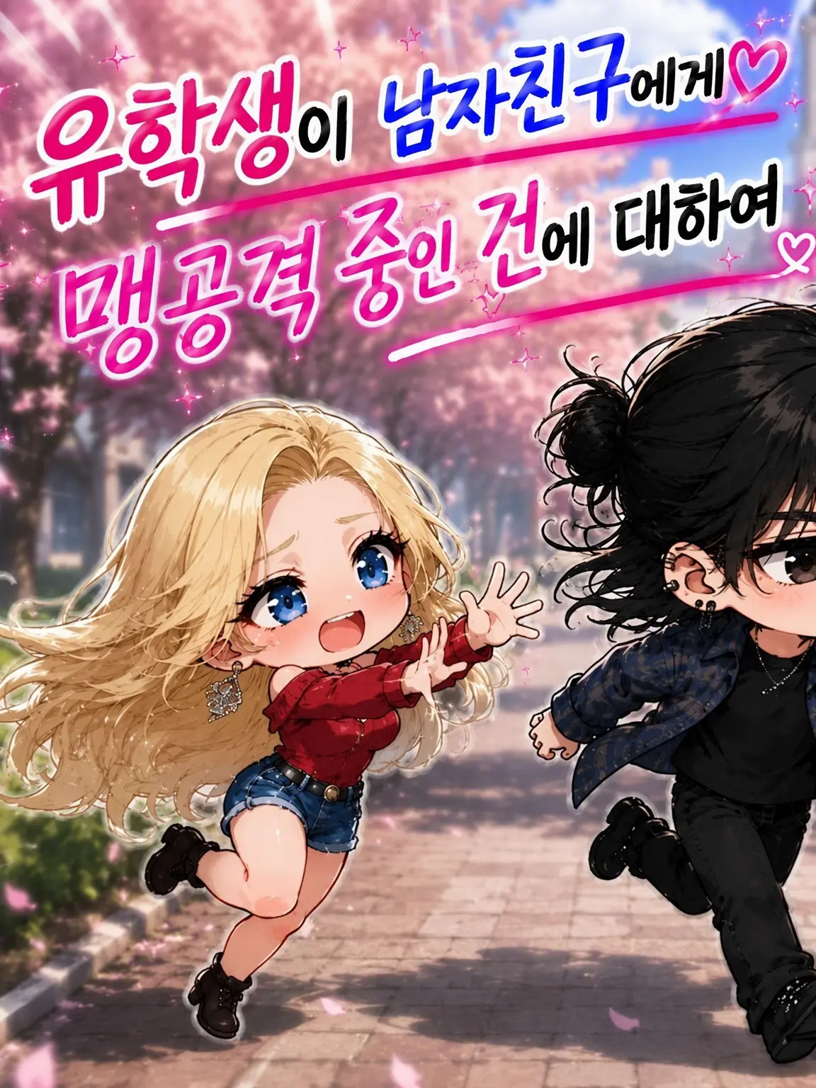 3k2ko_megane의 유학생이 남자친구에게 맹대시 중인 건
