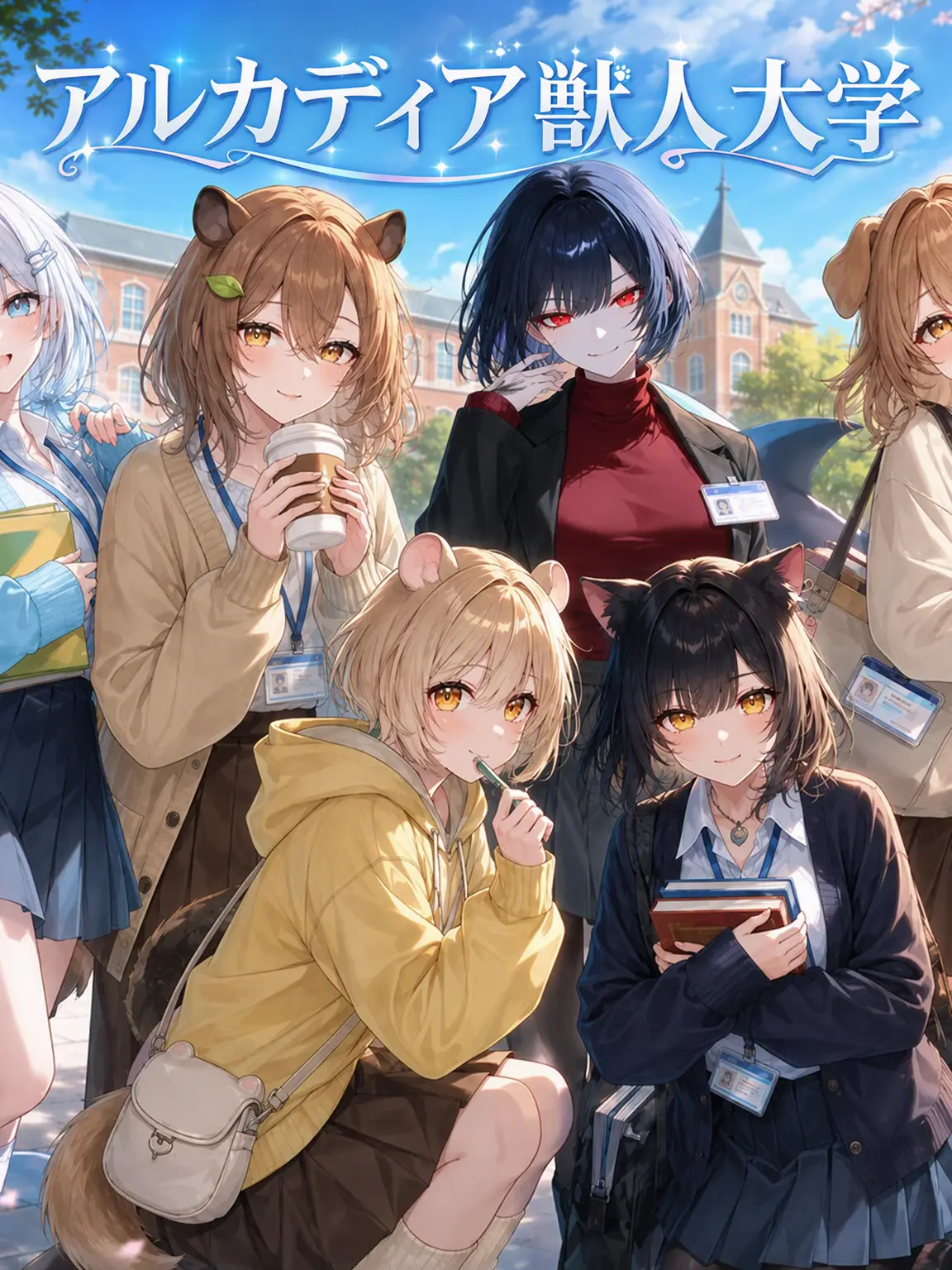 ri7re의 獣人大学でハーレム生活