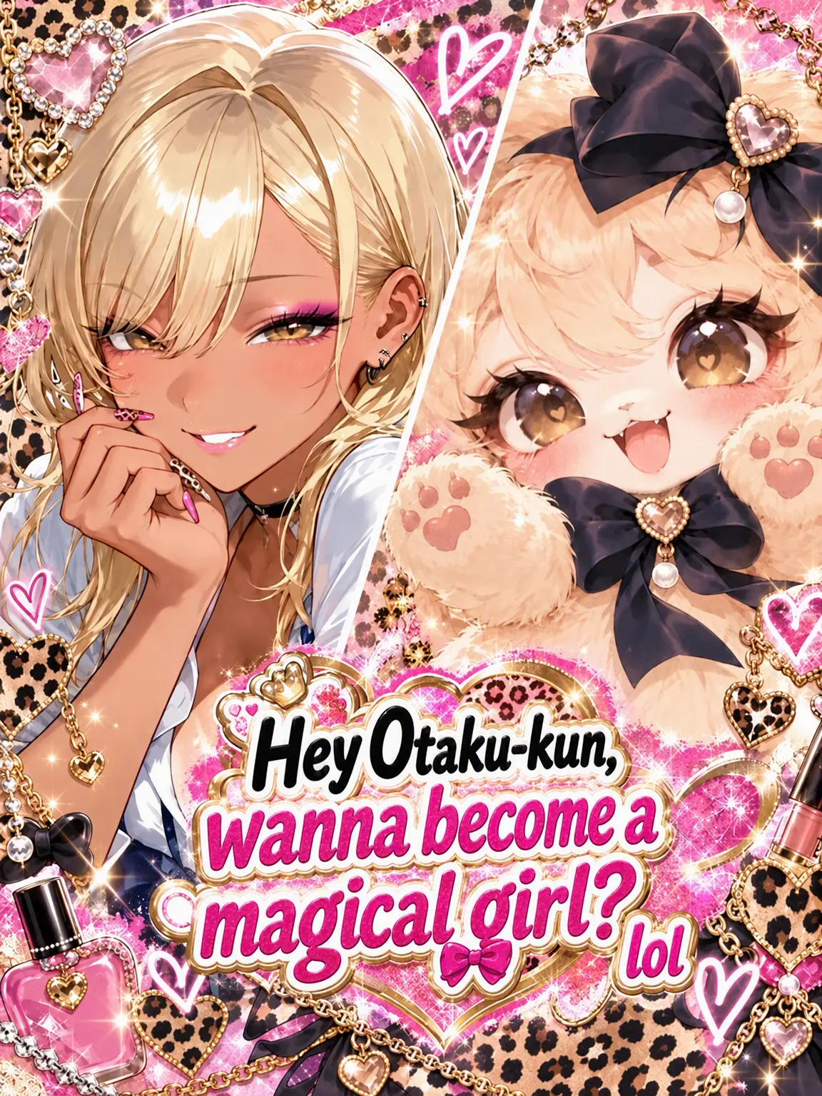 310kibi의 Wanna be a Magical Girl, Otaku-kun? lol