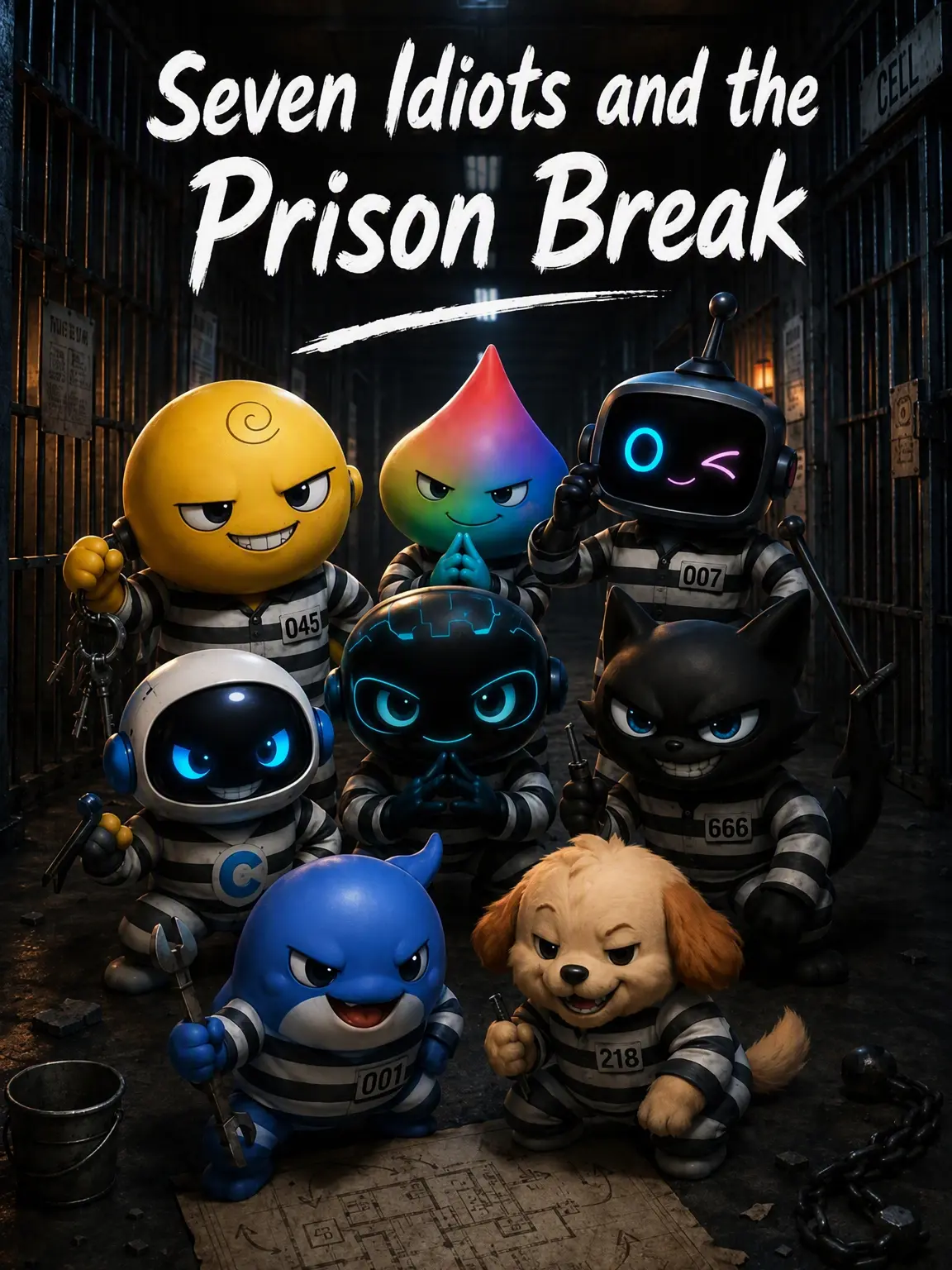 Badluky_unlucky의 7 Morons and the Prison Break