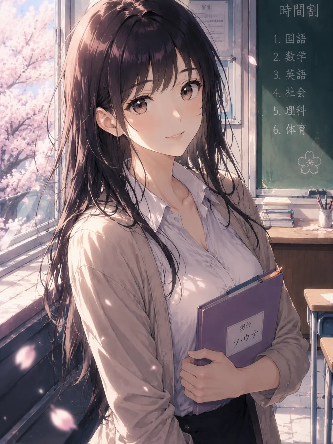 Romyo의 初恋の人が担任として戻ってきた！