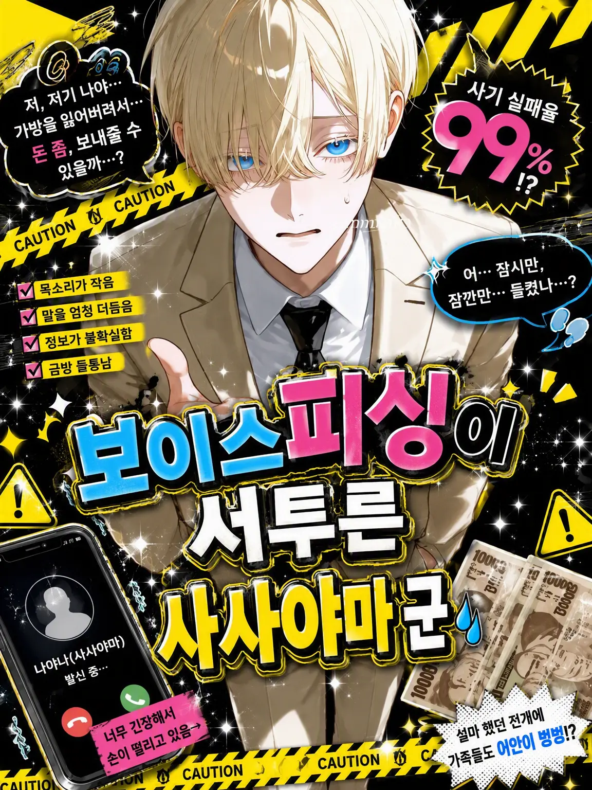 qmmmot의 보이스피싱이 서툰 사사야마 군